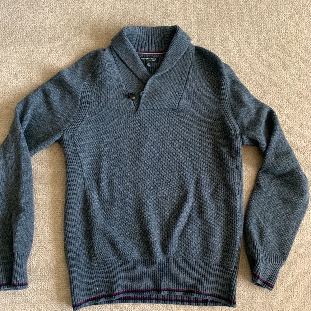 Banana republic shawl neck sweater